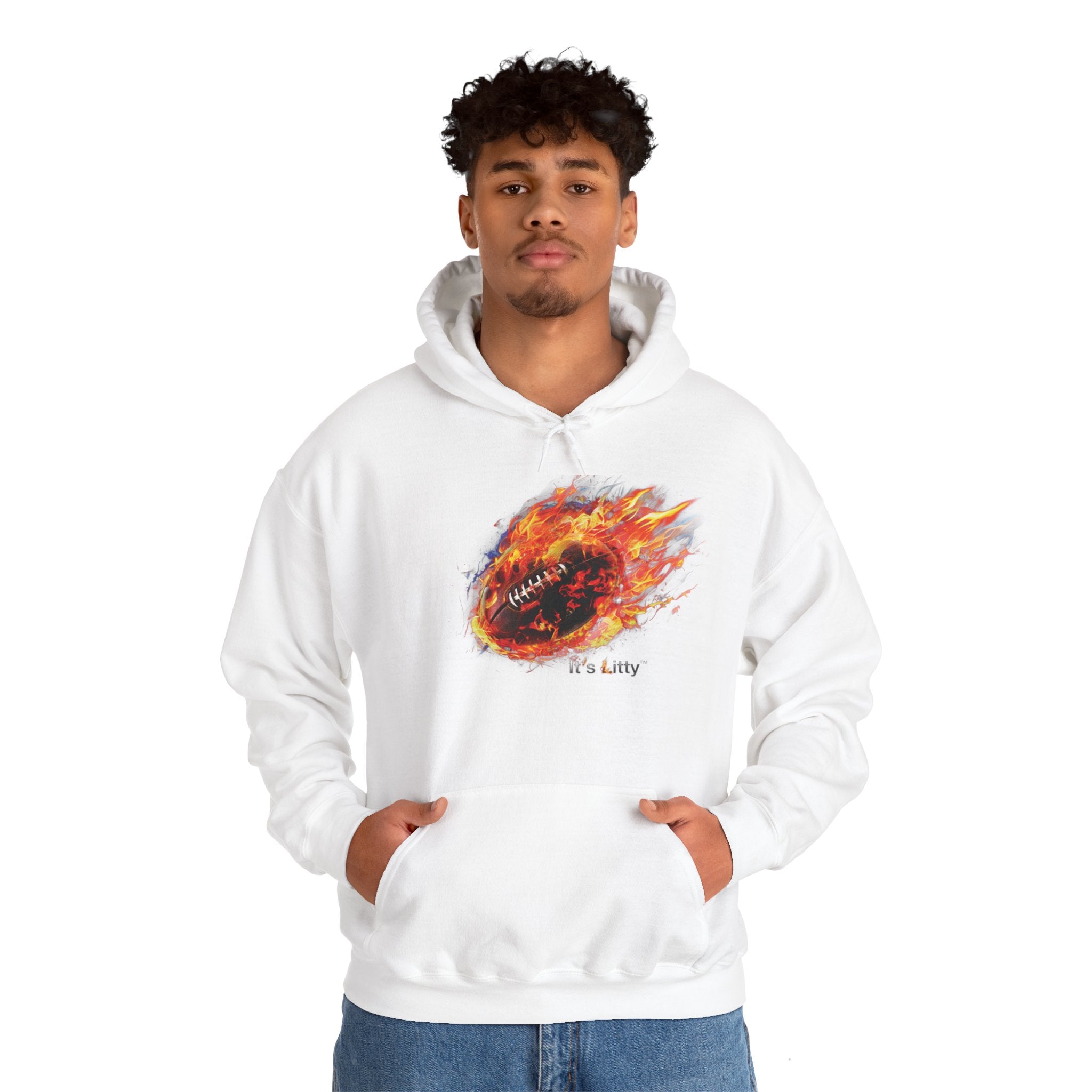 Football Heavy Blend Hoodie