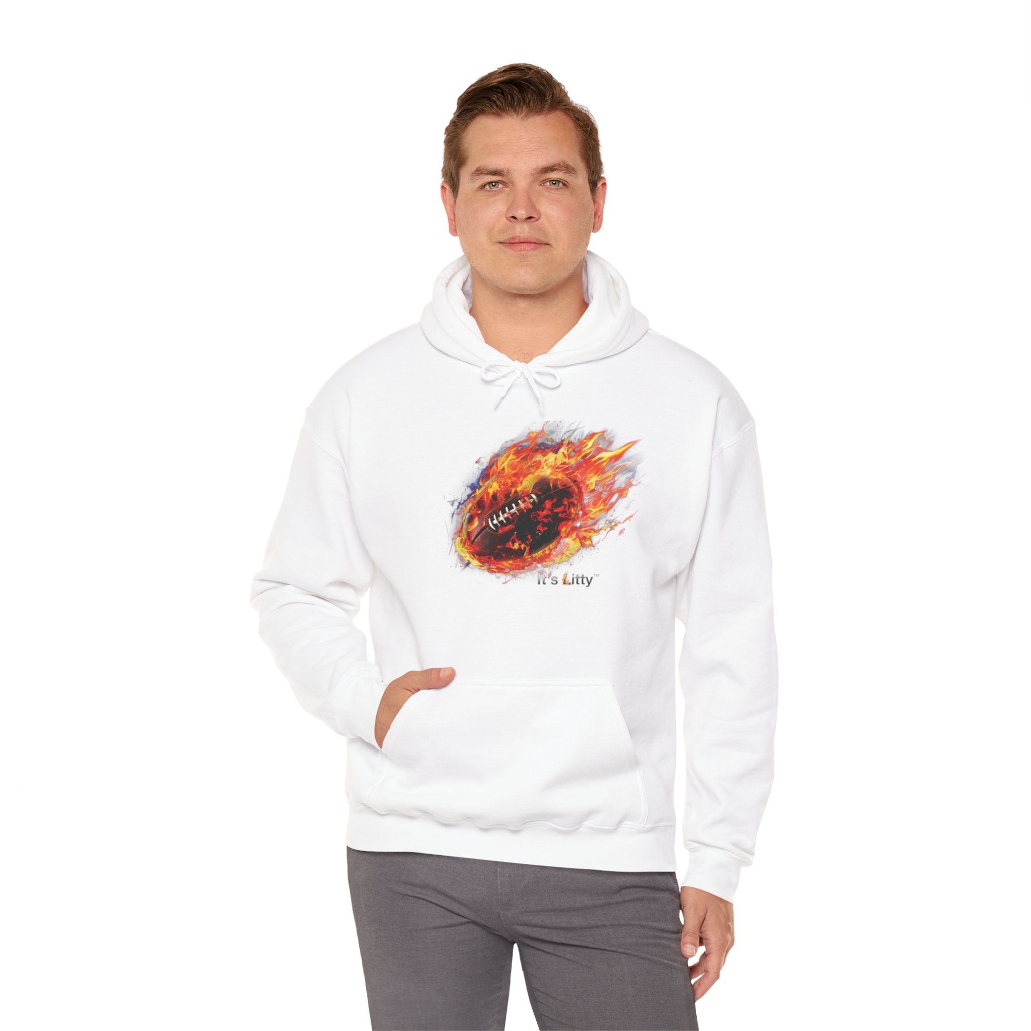 Football Heavy Blend Hoodie