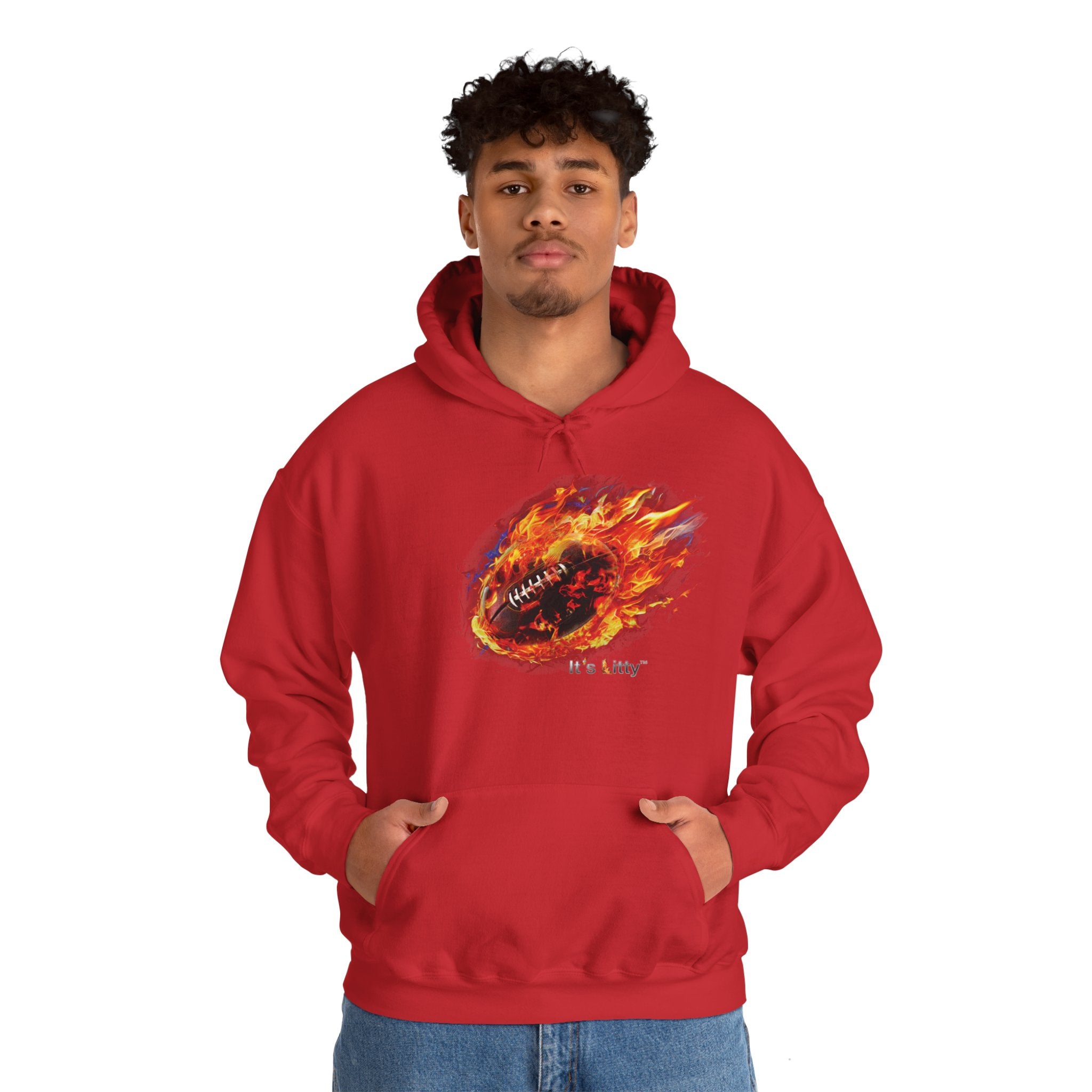 Football Heavy Blend Hoodie