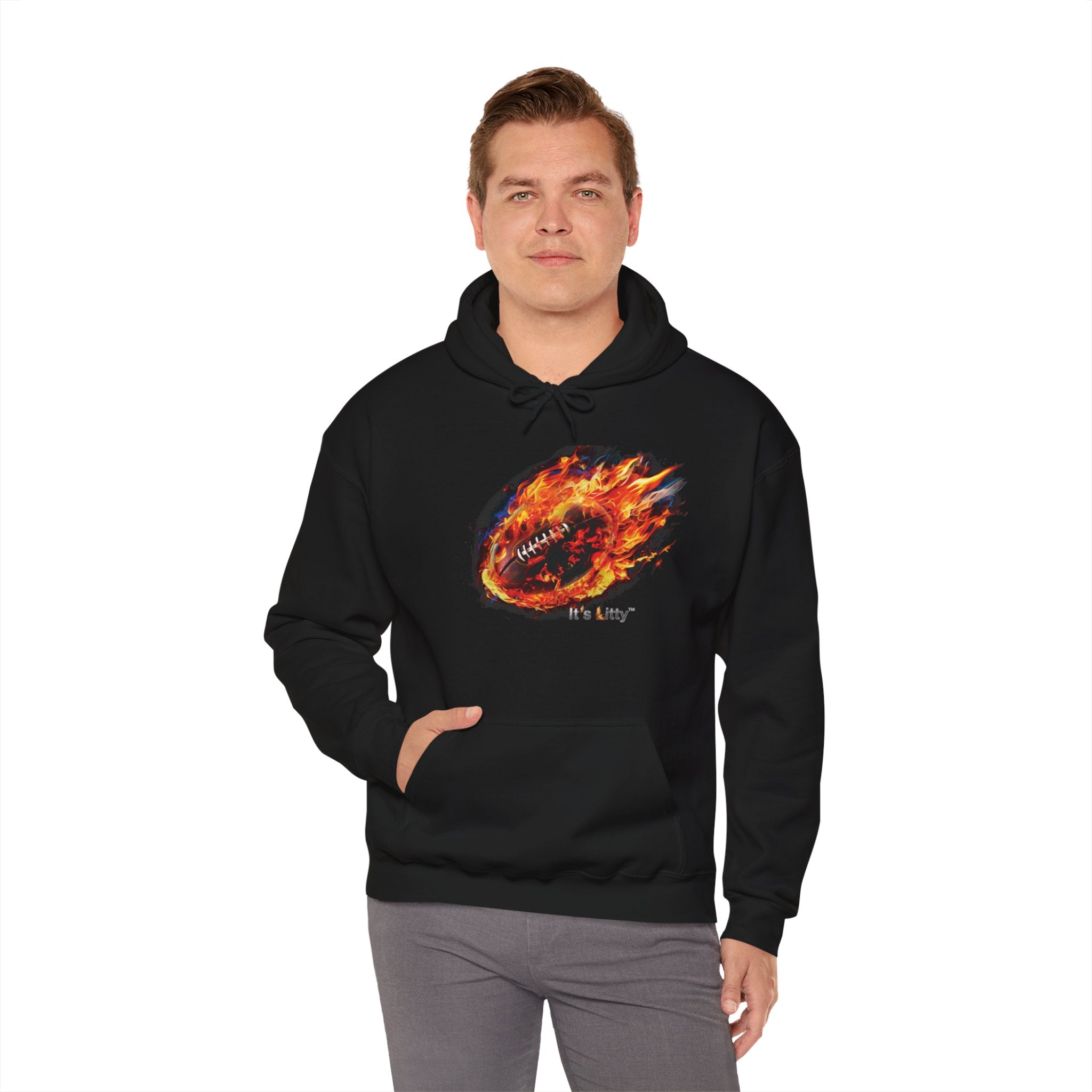 Football Heavy Blend Hoodie