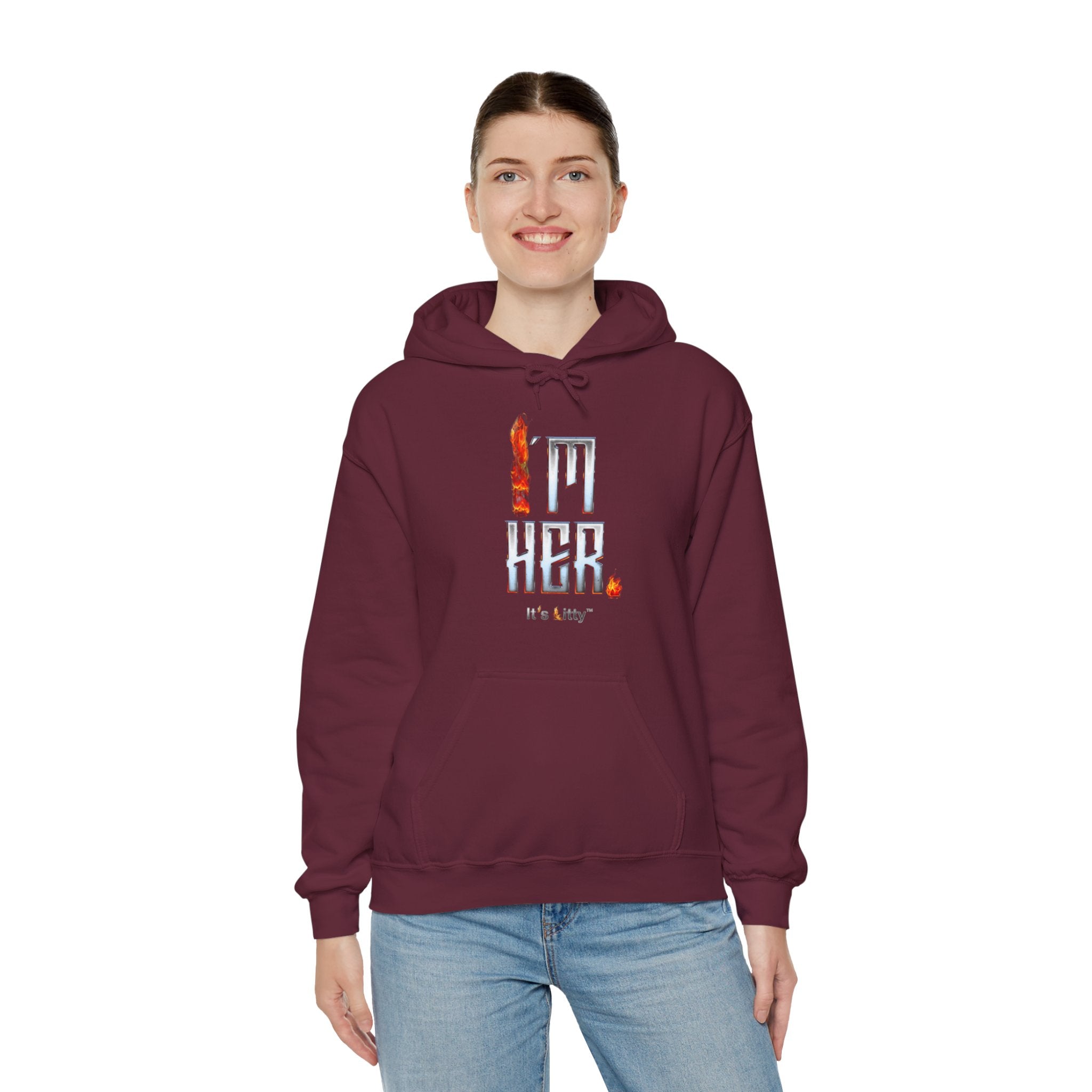 I'M HER Heavy Blend Hoodie